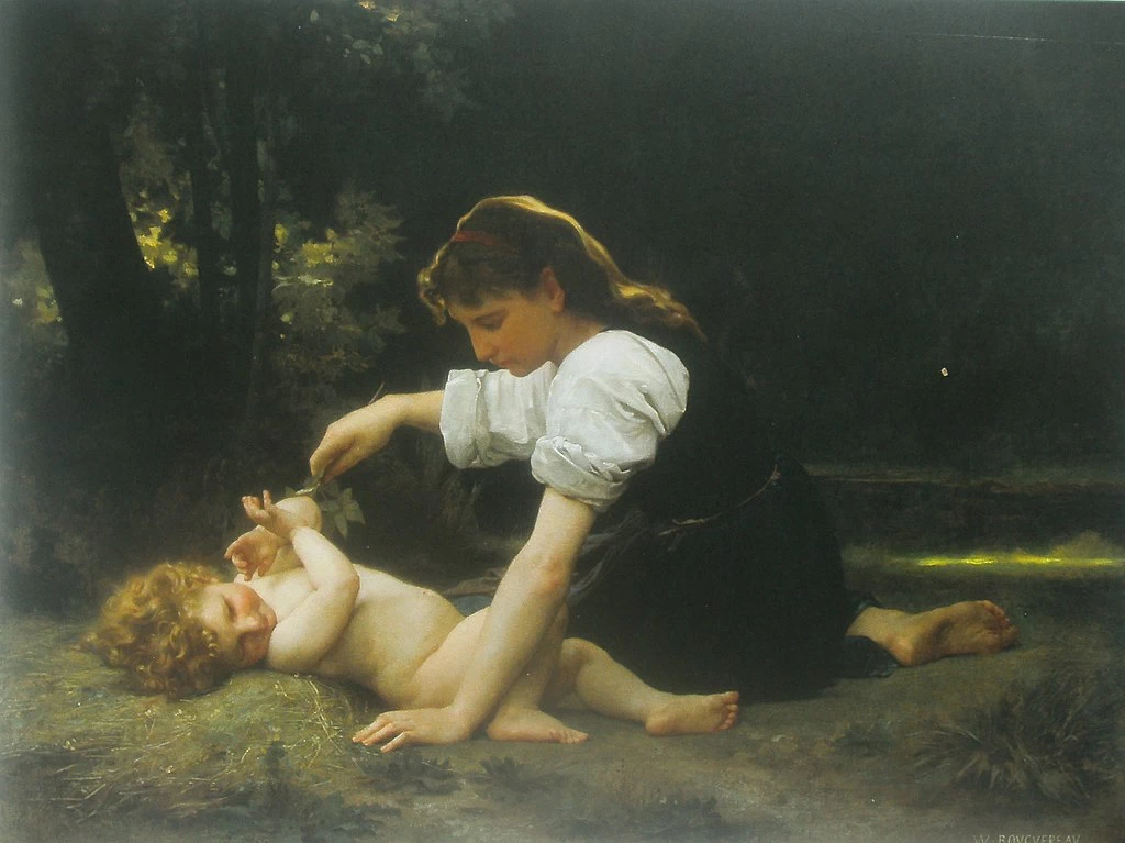 Ragazza e bambino
